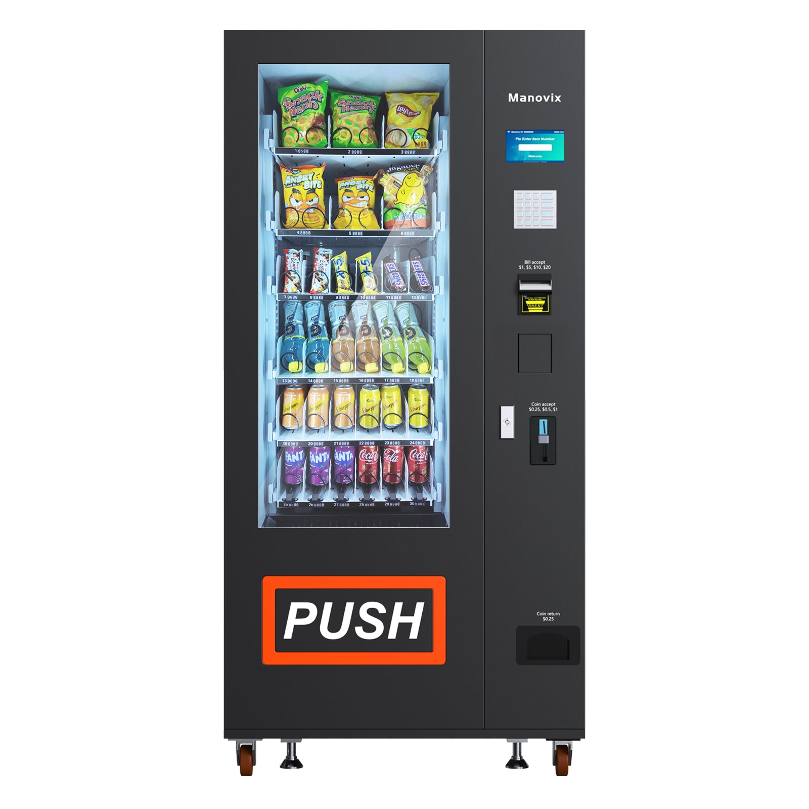 M6K-36 slots refrigertation vending machine