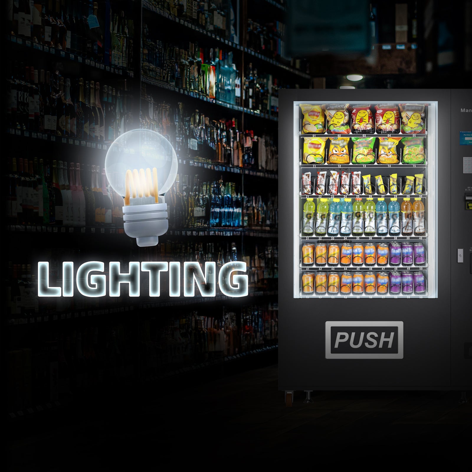 M10K-60 slots refrigeration vending machine