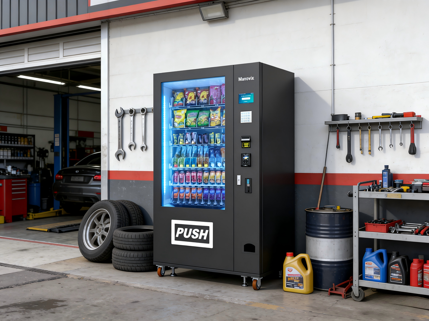 Auto Repair Shop Vending Machines | Boost Profit | Manovix