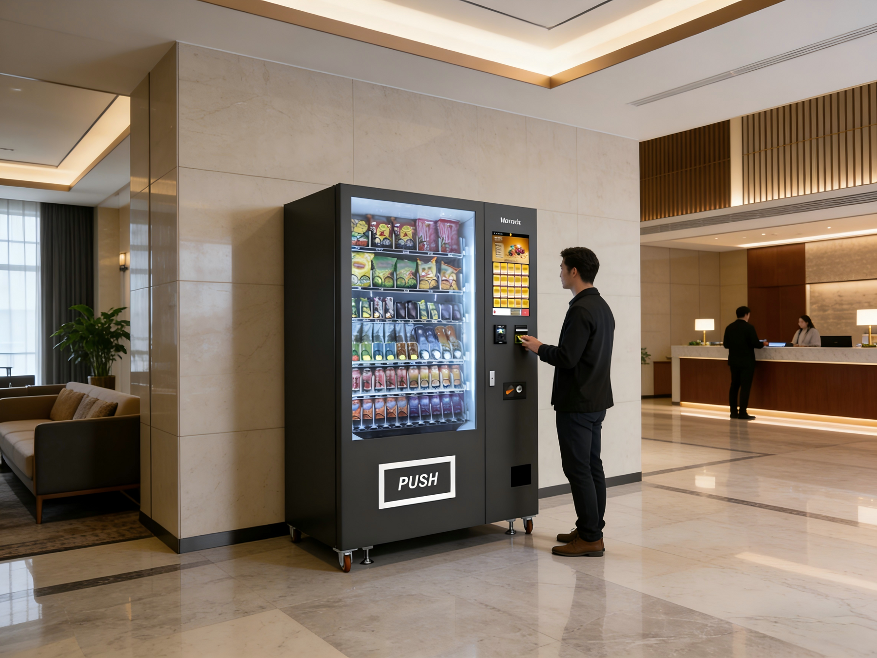 Hotel Vending Machines | Boost Hospitality Revenue | Manovix