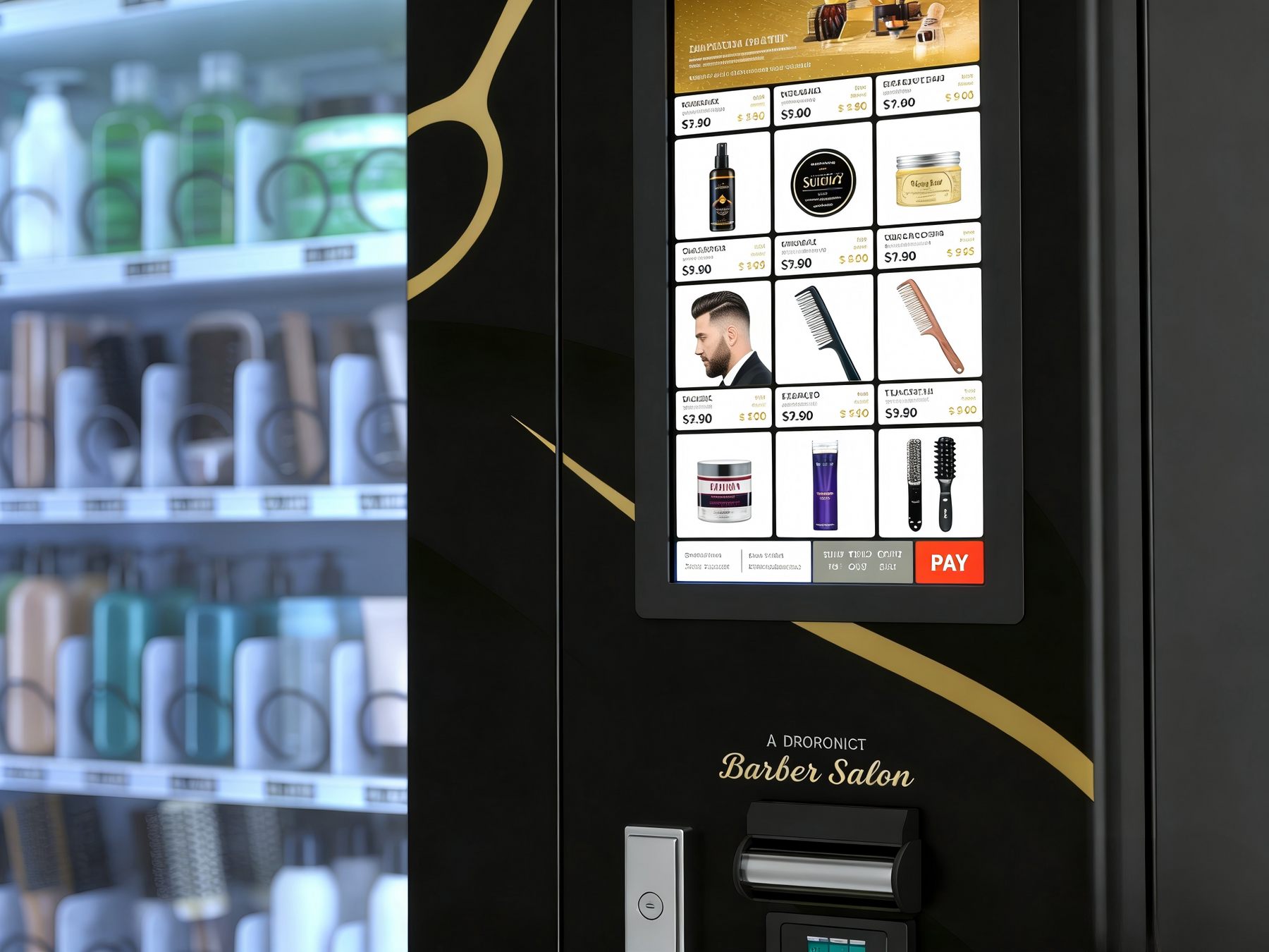 Barbershop Vending Machines | Boost Salon Revenue | Manovix