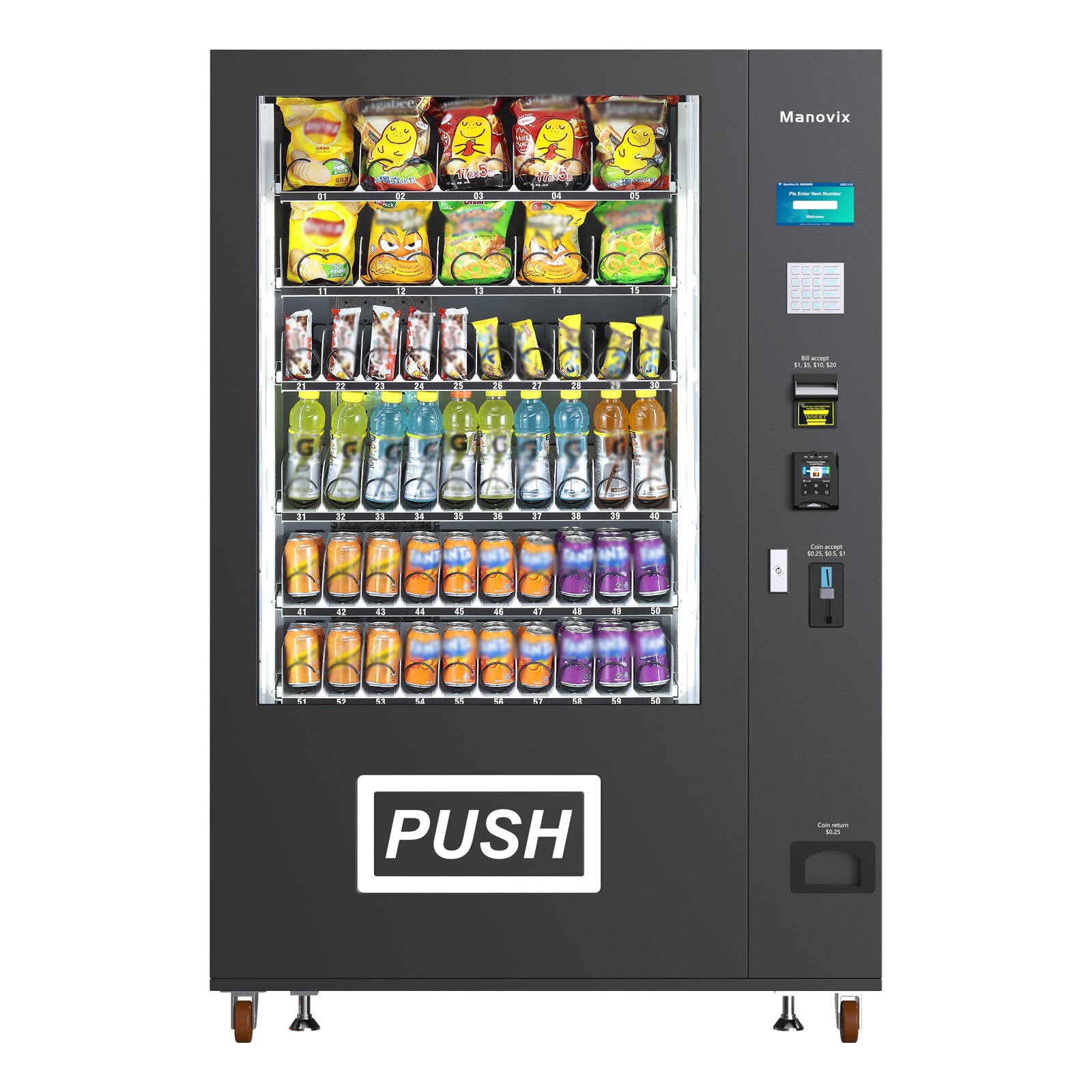 M10K-60 slots refrigeration vending machine