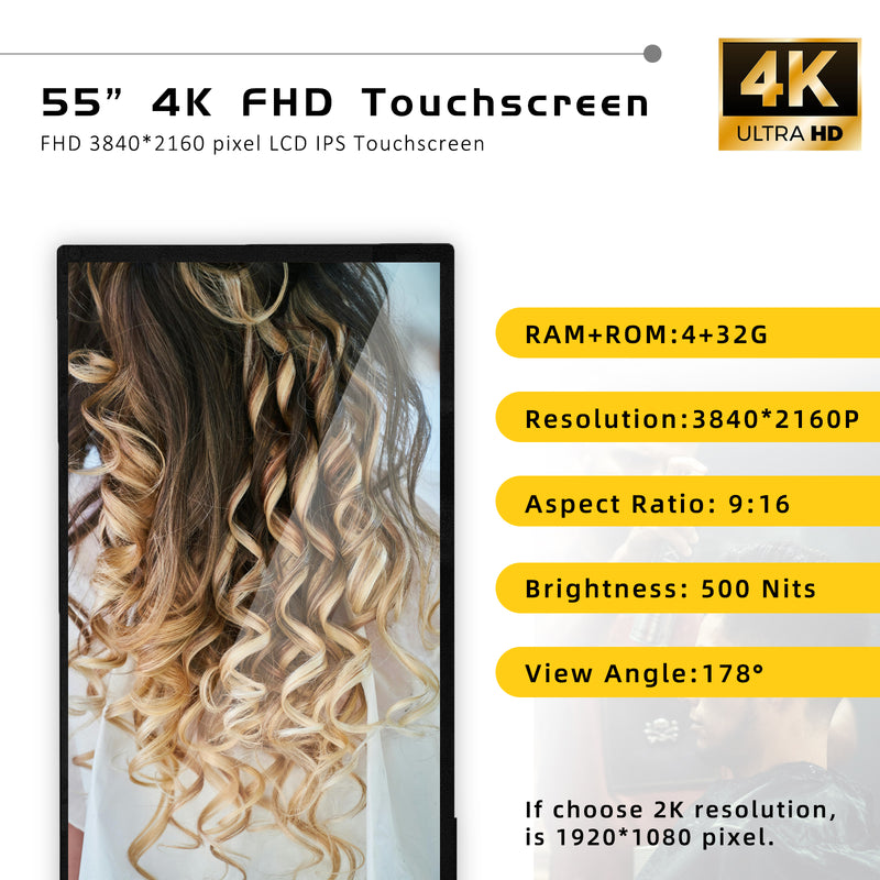 55inch 4K IPS-Digital kiosk