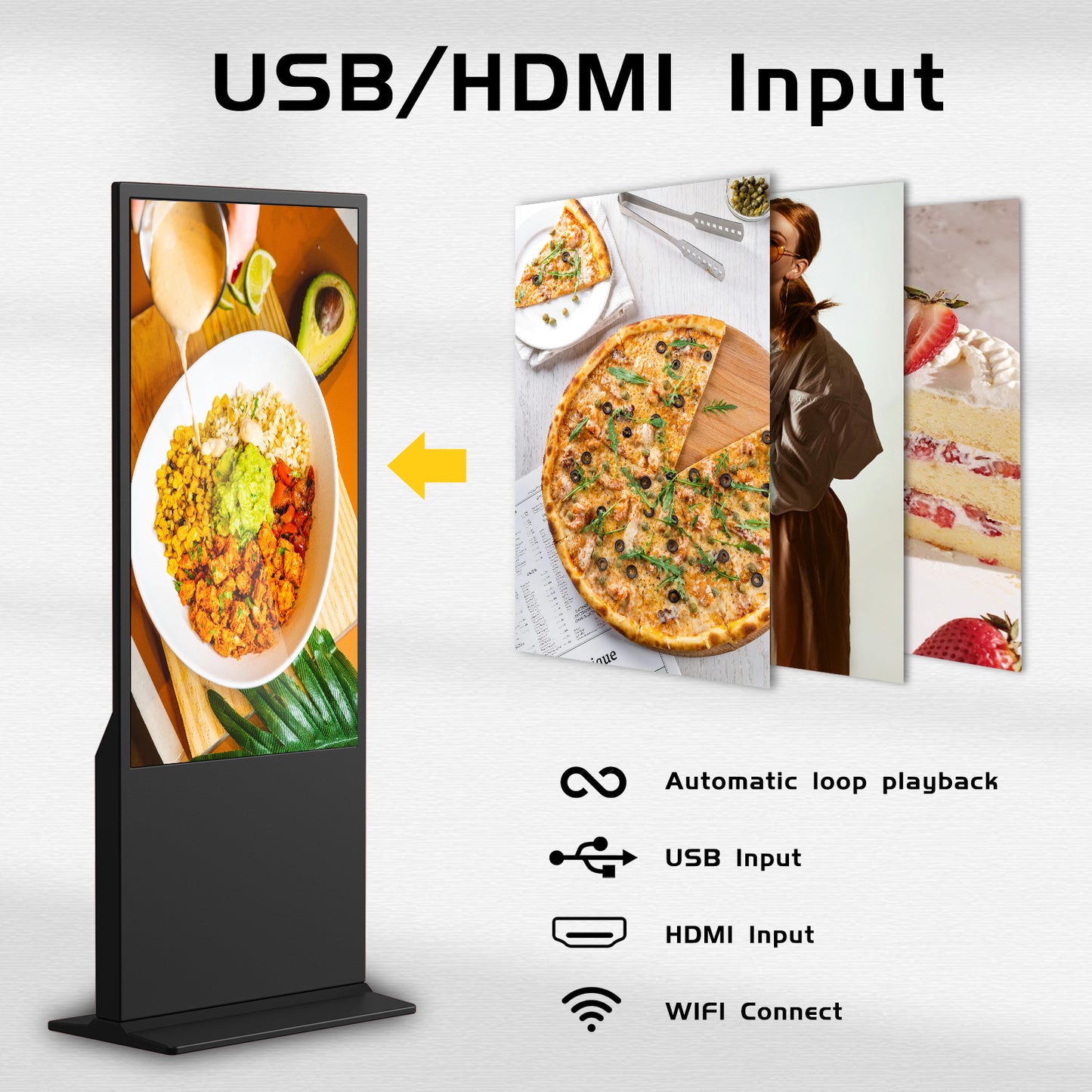 55inch 4K IPS-Digital kiosk