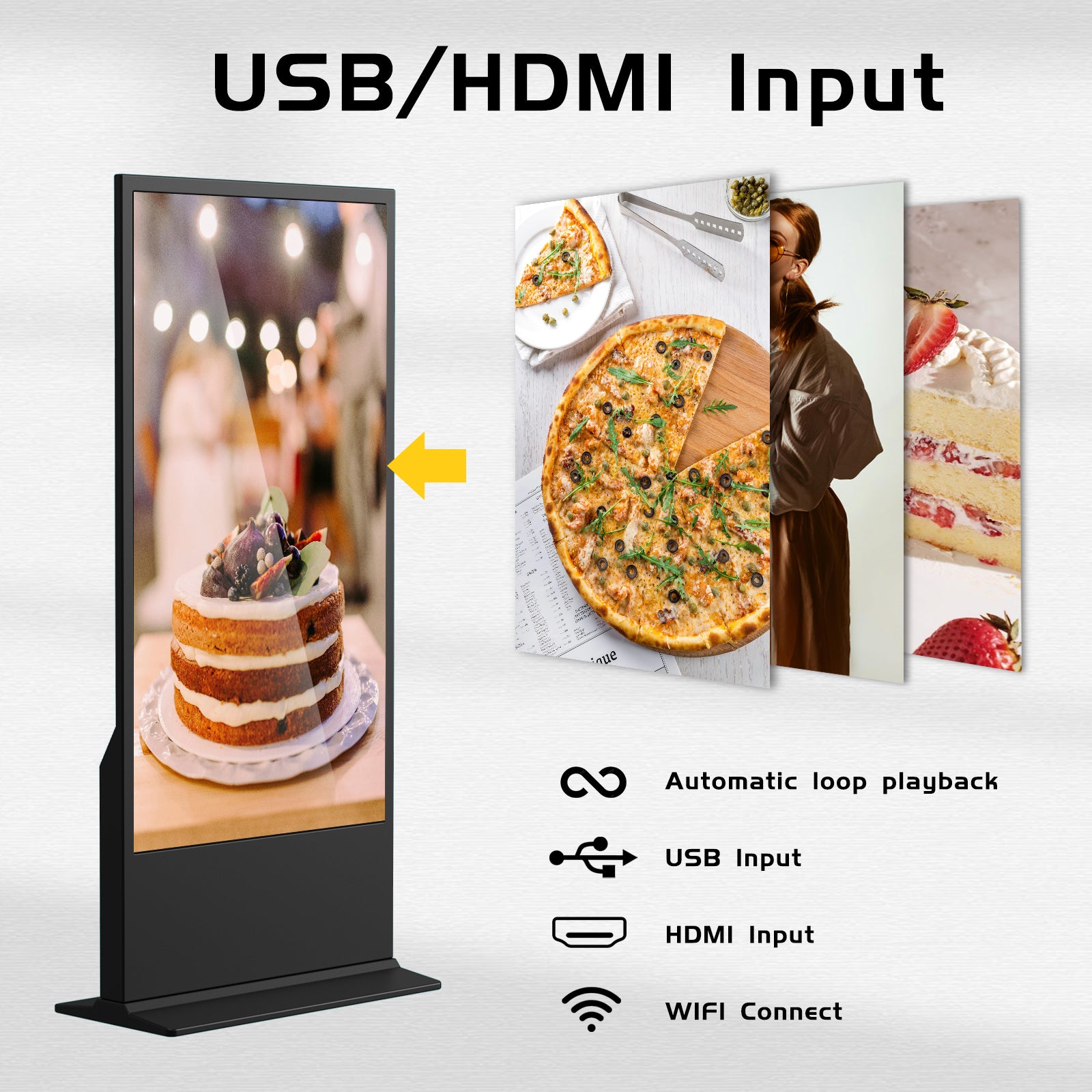 65inch 4K IPS-Digital kiosk