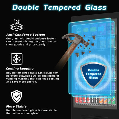 M6-vending machine with refrigeration