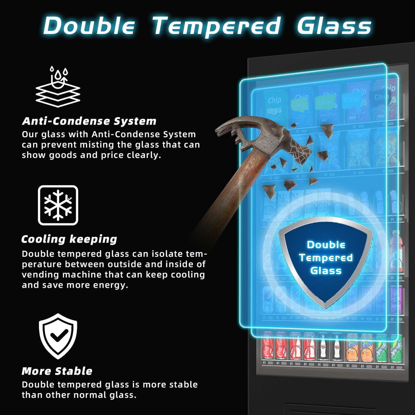 M10S-Vending machine with refrigeration