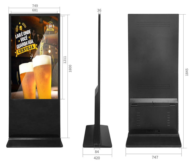 55inch 4K IPS-Digital kiosk