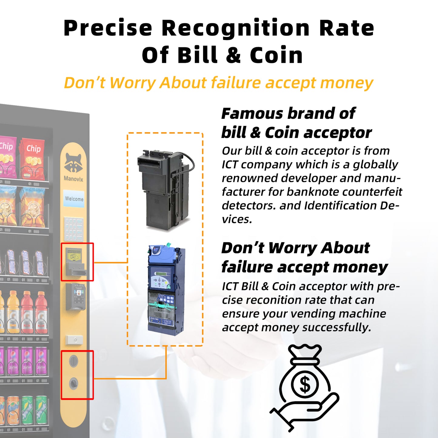 M10S-Vending machine with refrigeration