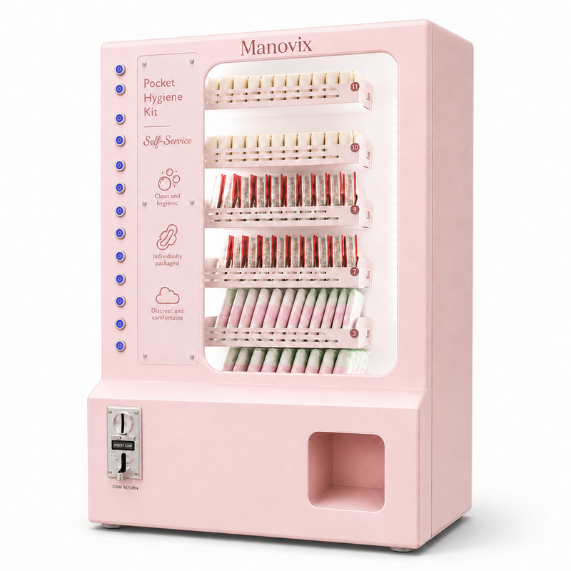 Desktop Smart Vending Machine – Compact, Multilingual, Coin & QR Payment|MW-1