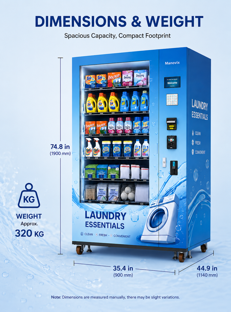 Laundry Supplies Vending Machine for Detergent Softener Dryer Sheets|M10K-4