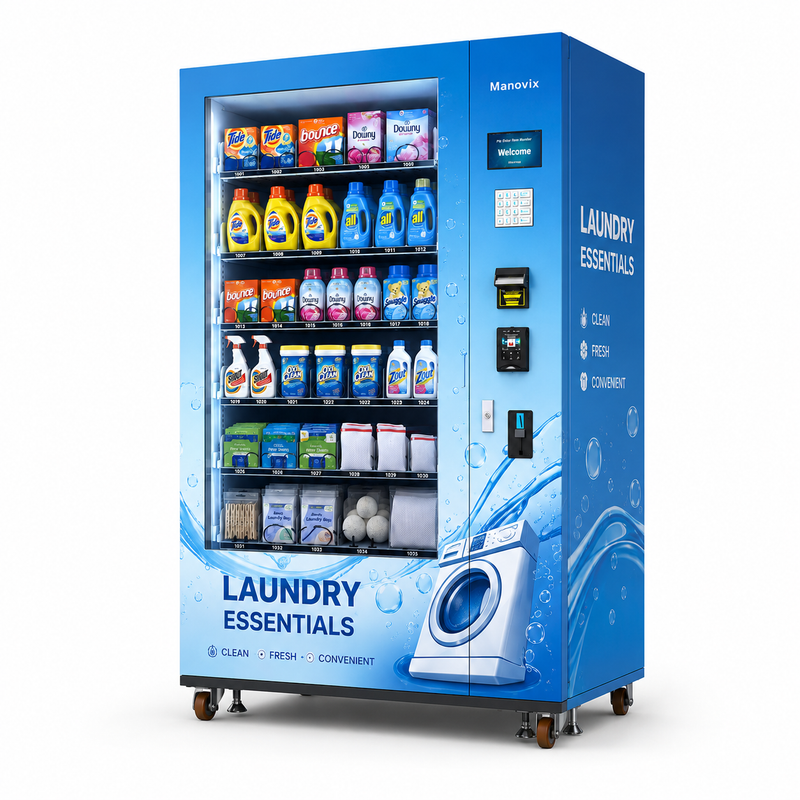 Laundry Supplies Vending Machine for Detergent, Softener & Dryer Sheets|M10K-4
