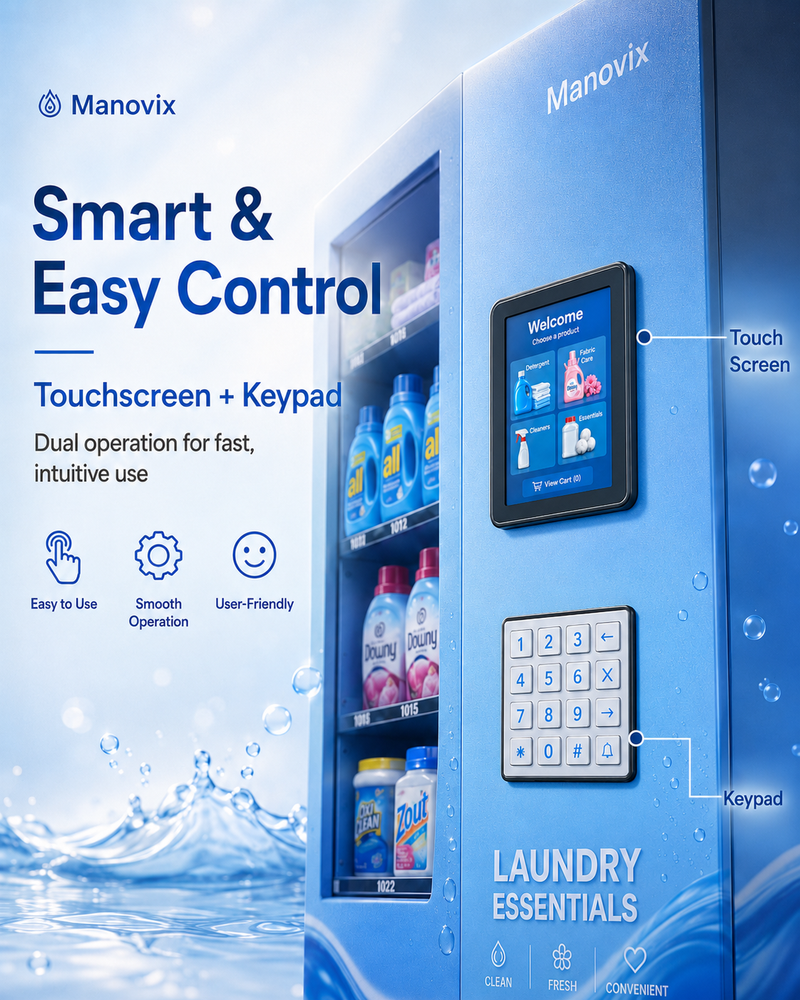 Laundry Supplies Vending Machine for Detergent Softener Dryer Sheets|M10K-4