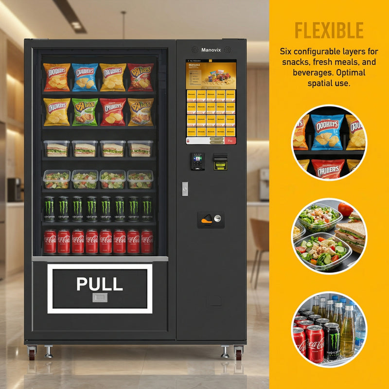 M10L-1 Fresh food combo vending machine|Manovix