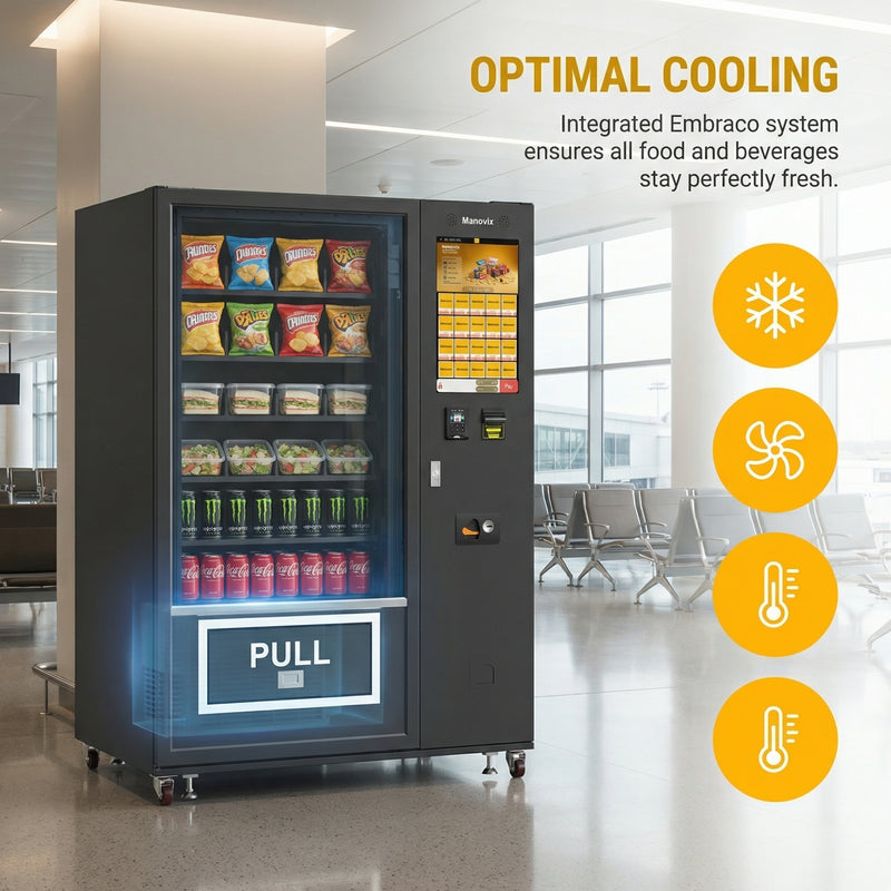 M10L-1 Fresh food combo vending machine|Manovix