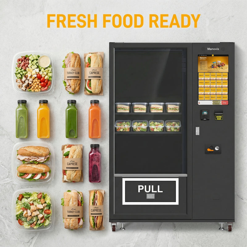 M10L-1 Fresh food combo vending machine|Manovix