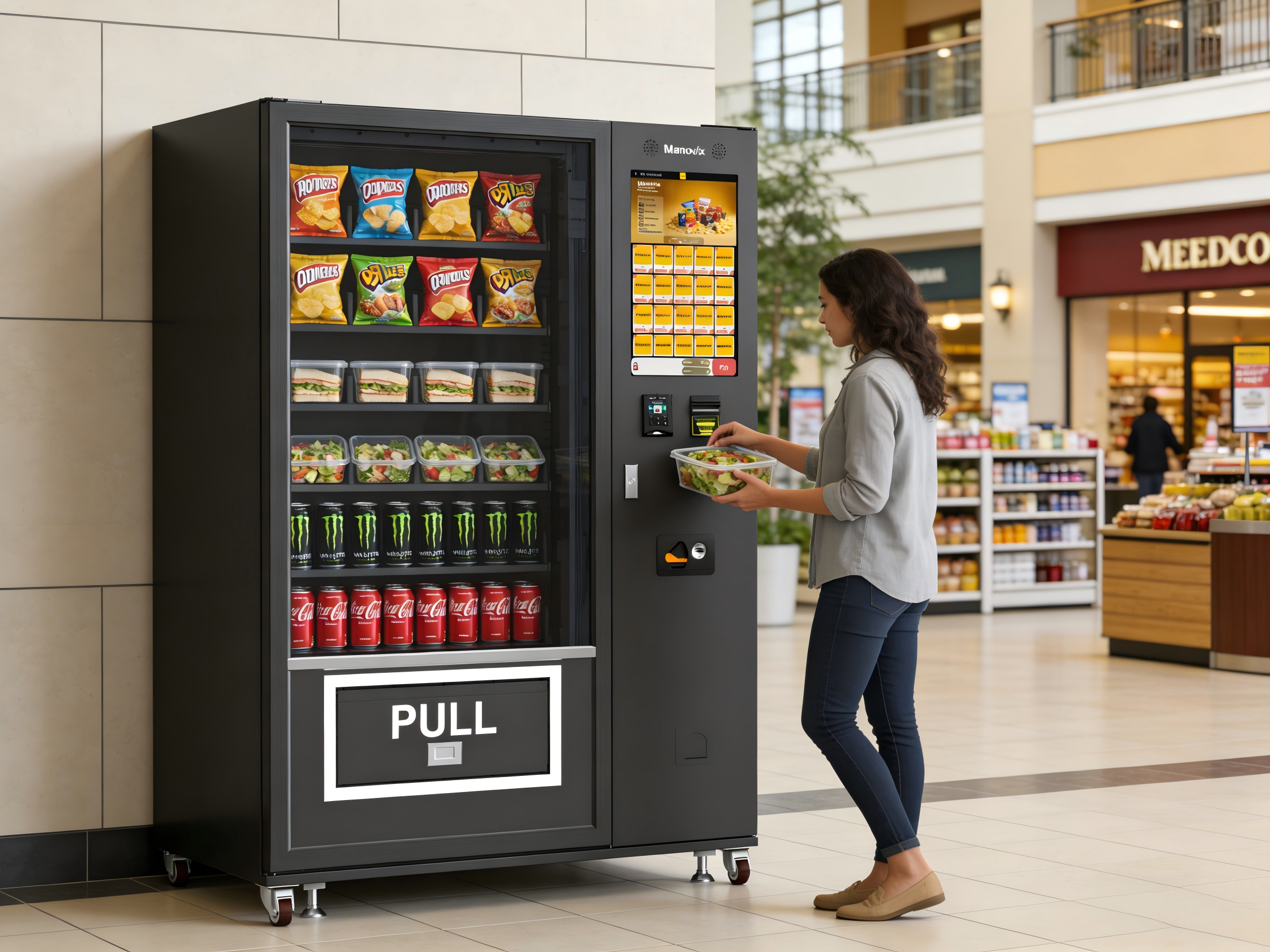 M10L-1 Fresh food combo vending machine|Manovix