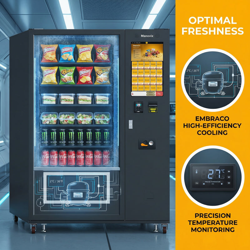 M10L-1 Fresh food combo vending machine|Manovix