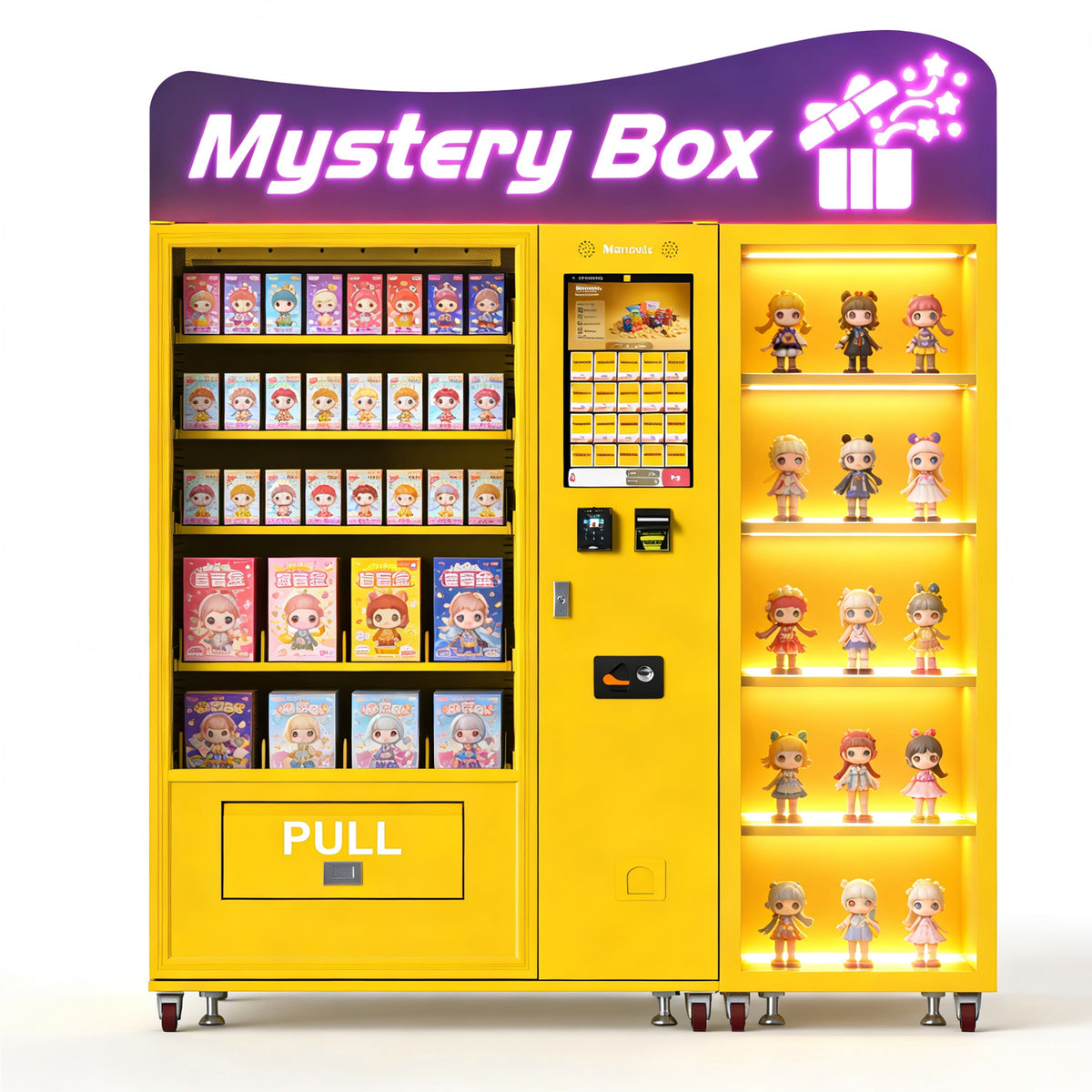 Dropbox Vending Machine Blind Boxes Vending Machine with 32 Slots and Cashless Payment|M10L-3 ...