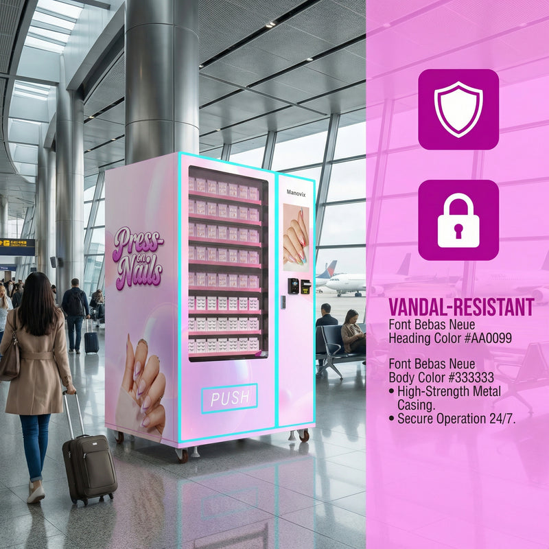 M10T-4 Press-on nail vending machine|Manovix