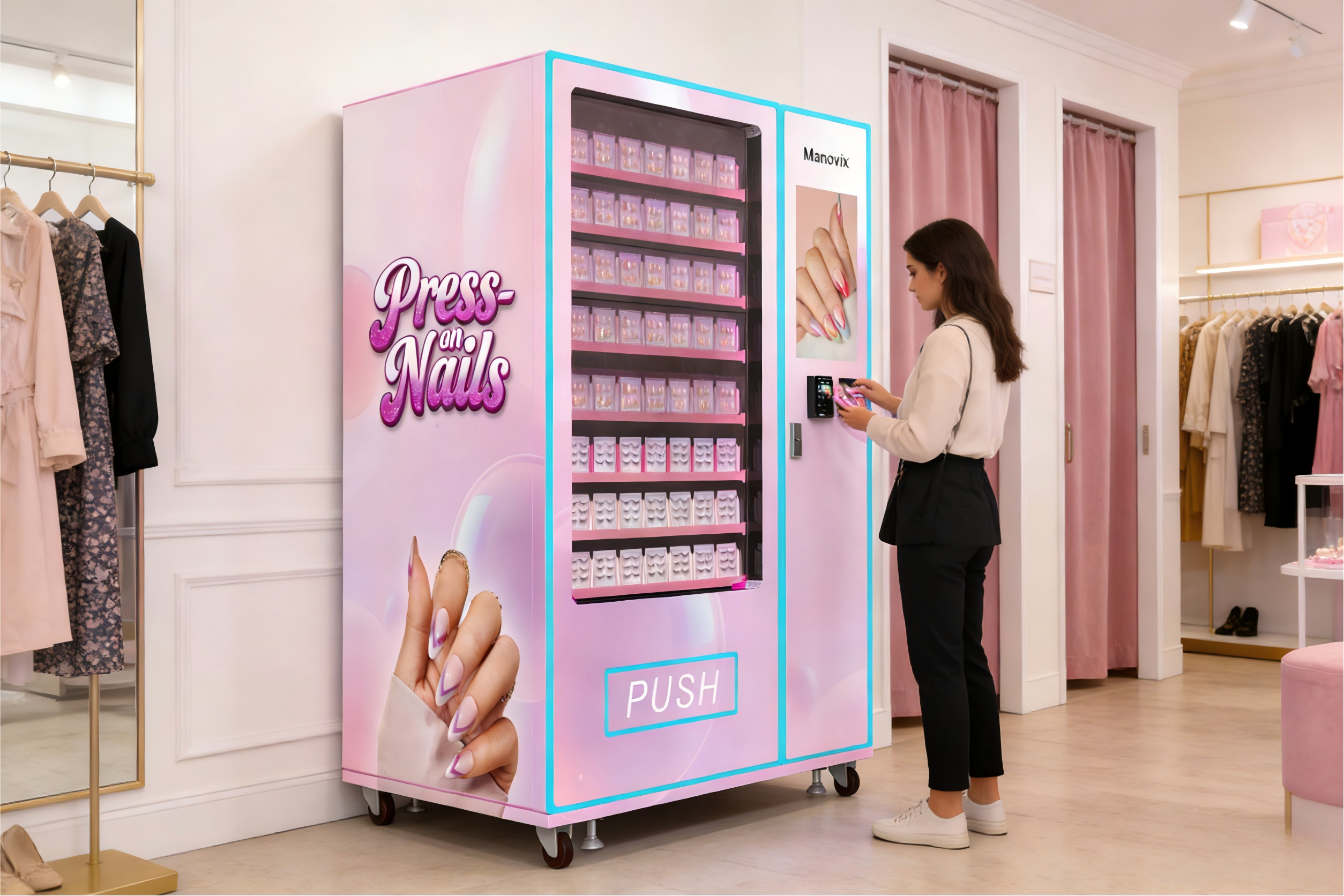 M10T-4 Press-on nail vending machine|Manovix