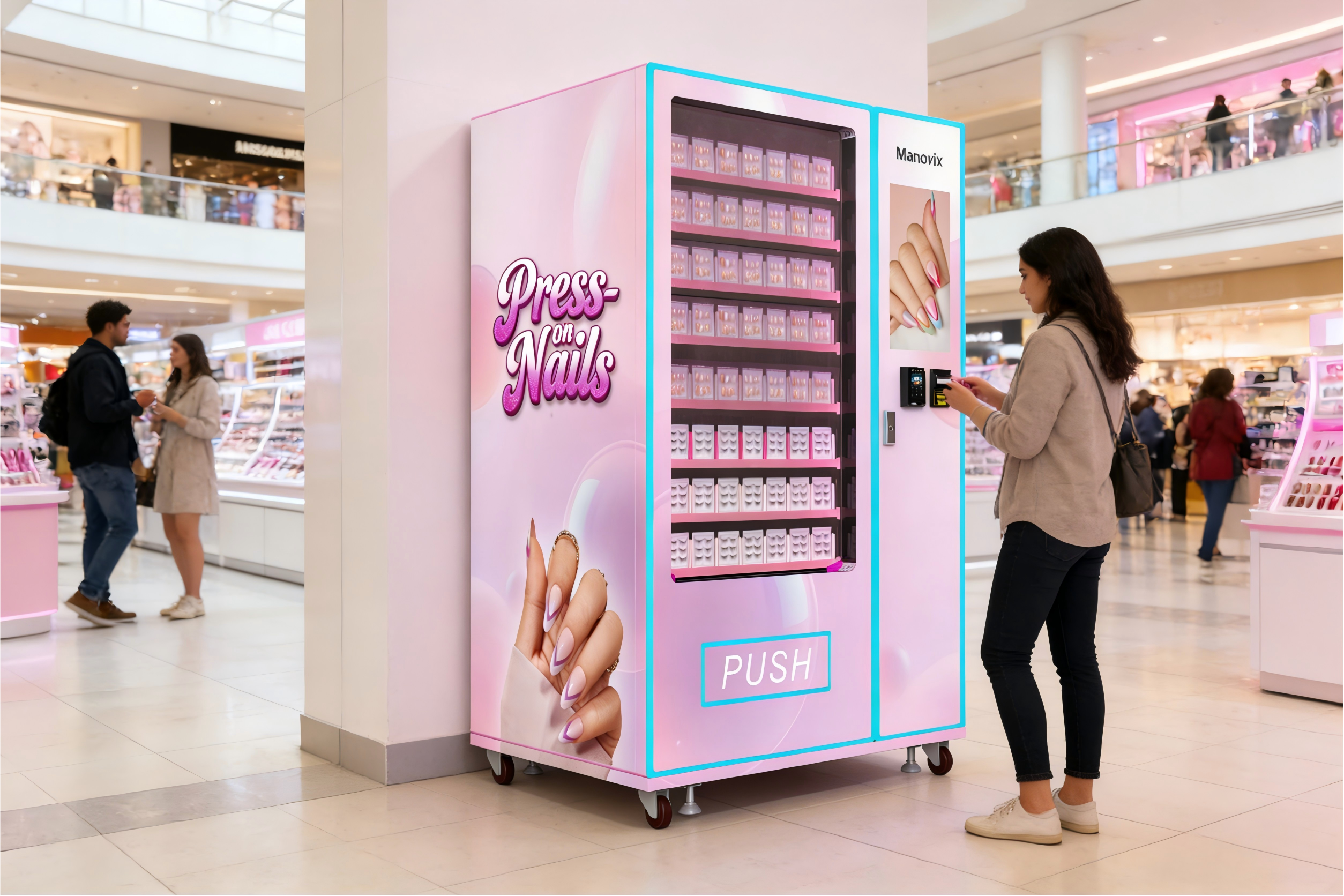 M10T-4 Press-on nail vending machine|Manovix
