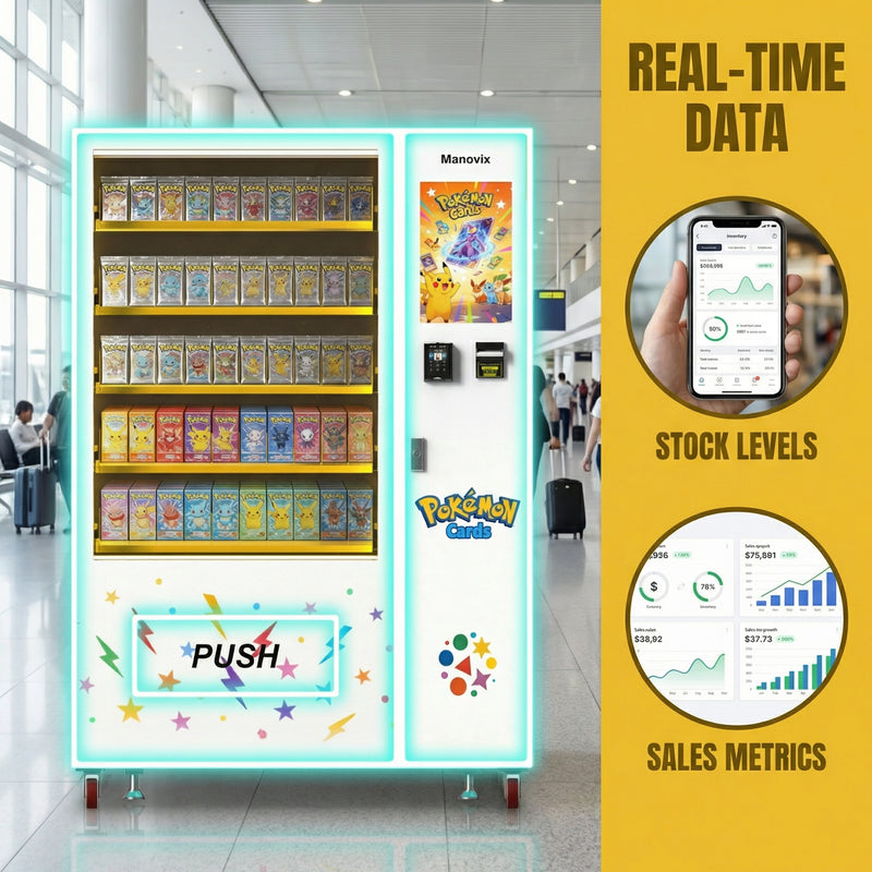 M10T-5 Pokémon cards vending machine|Manovix