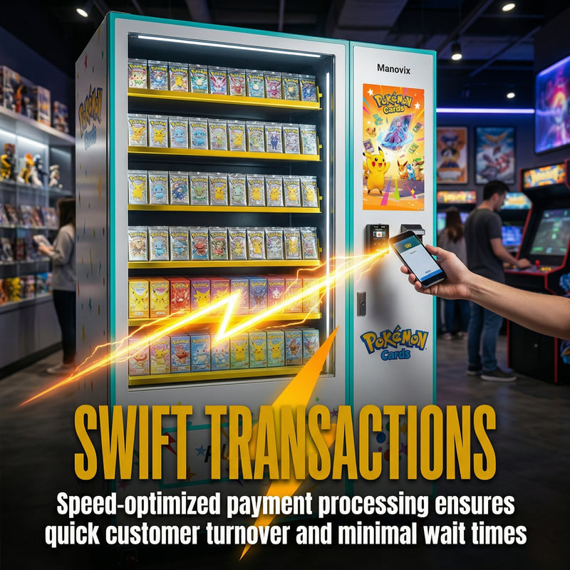M10T-5 Pokémon cards vending machine|Manovix