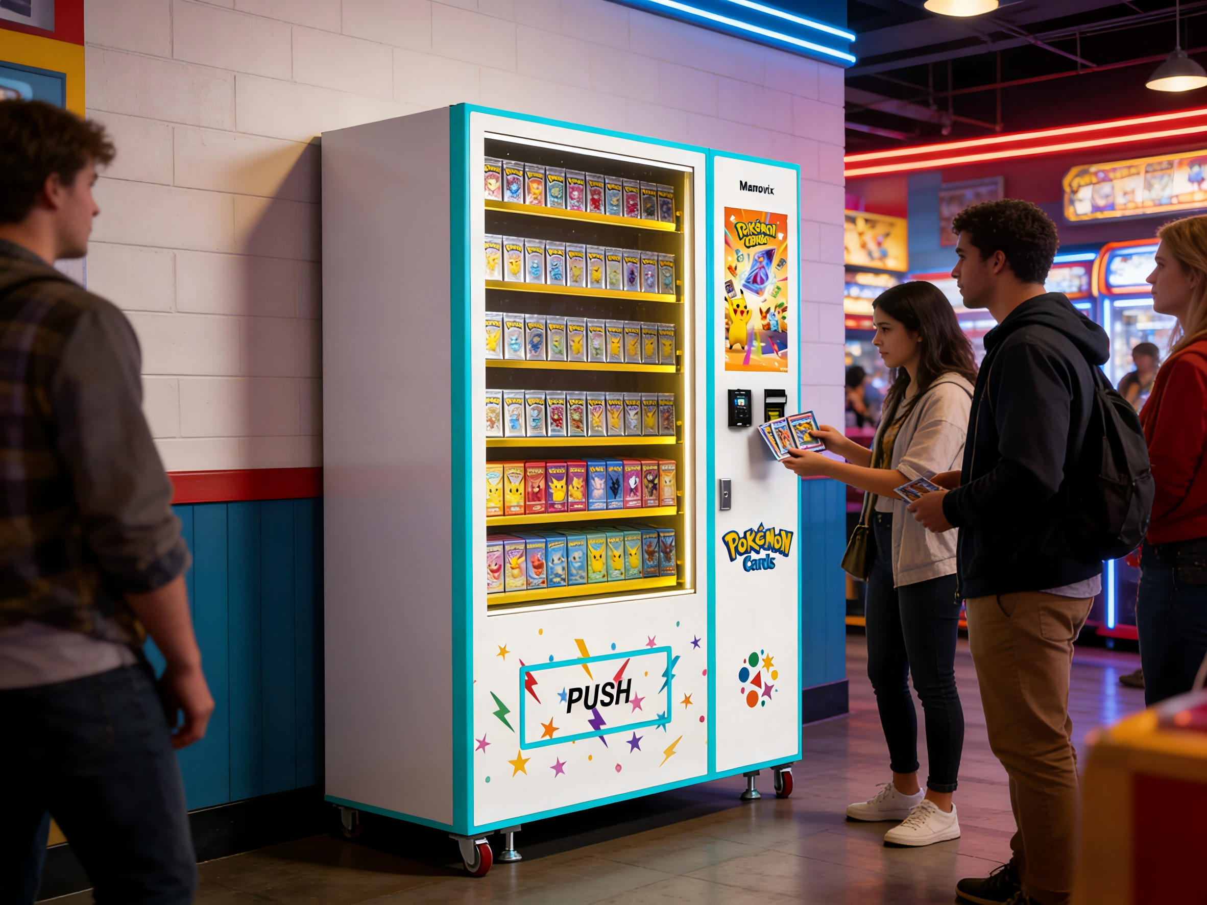 M10T-5 Pokémon cards vending machine|Manovix