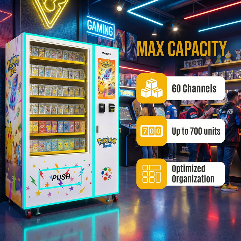 M10T-5 Pokémon cards vending machine|Manovix