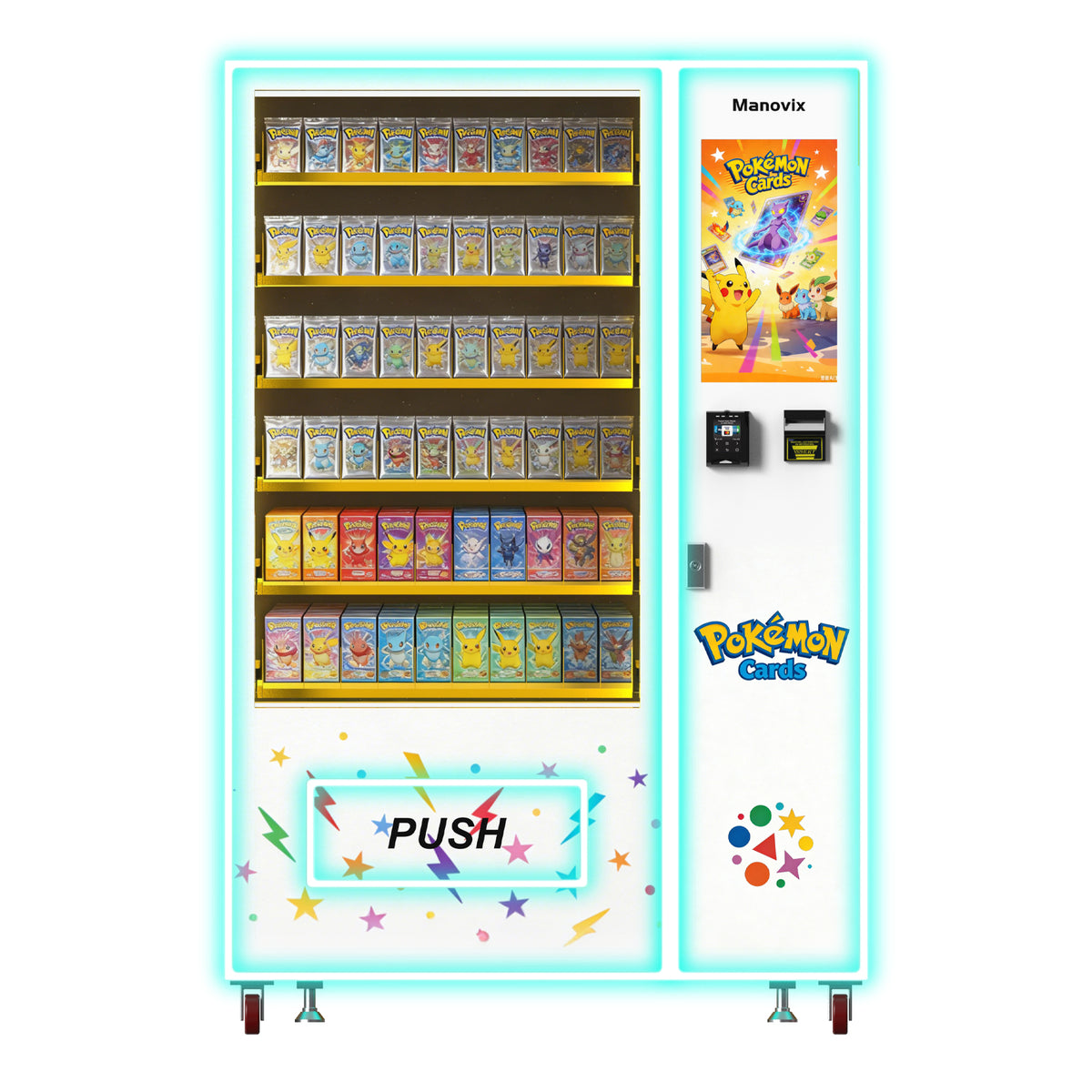 pokemon card vending machine nearby Pokémon and Toy Cards with 60 Slots and 21.5