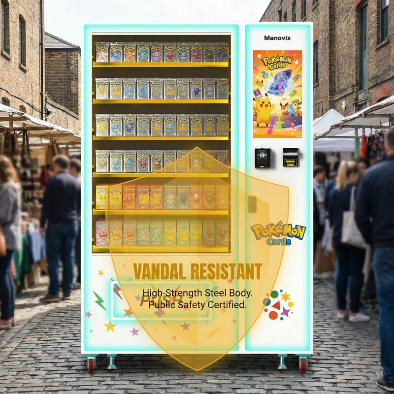 M10T-5 Pokémon cards vending machine|Manovix