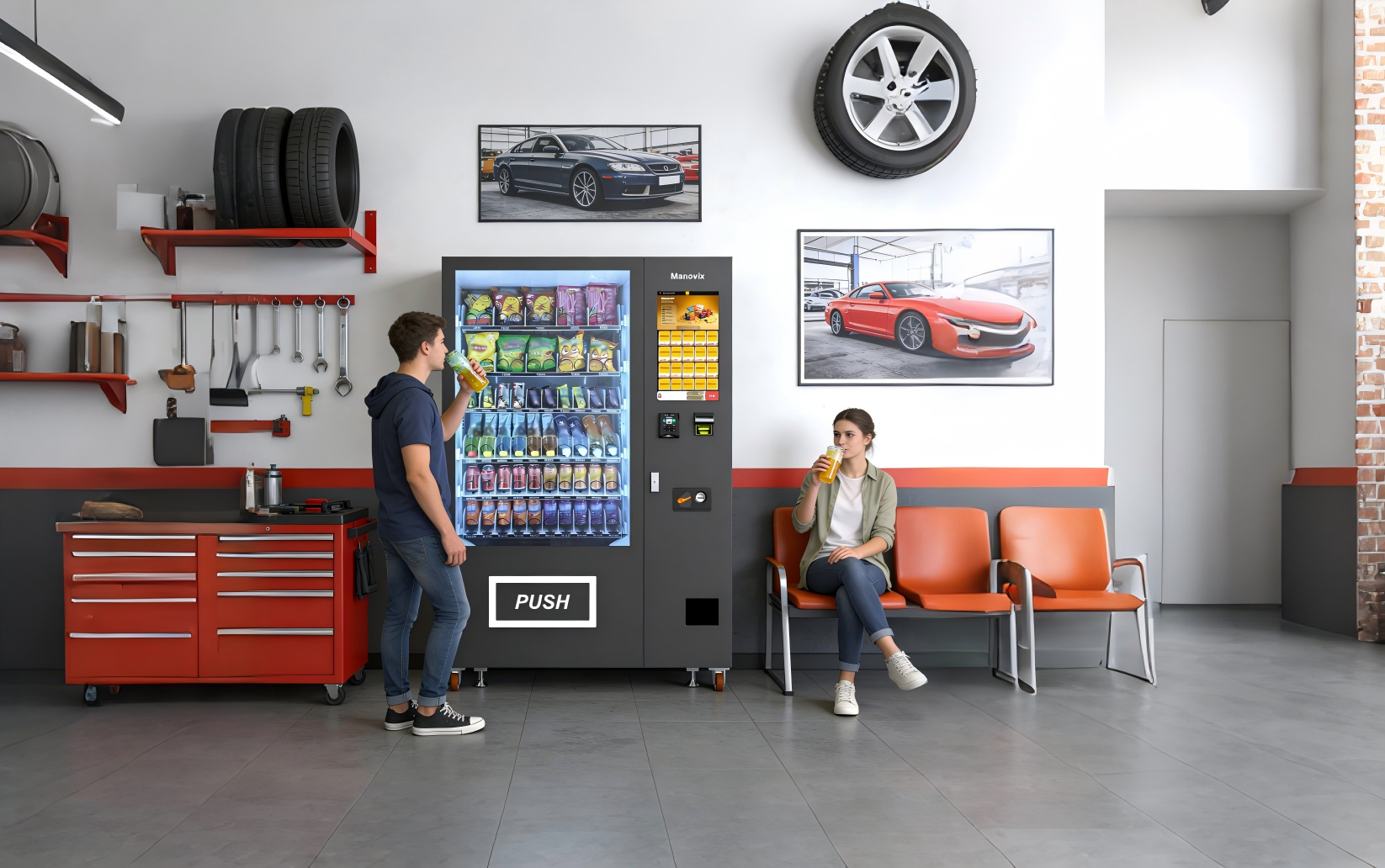M10T-1 Combo vending machine|Manovix