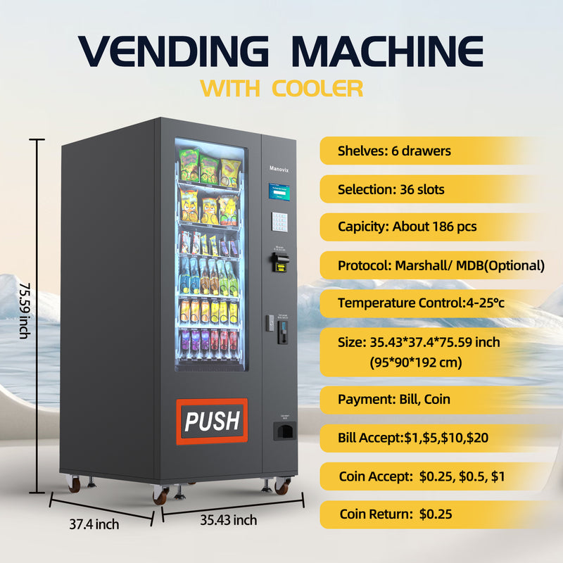 M6K-1 combo vending machine|Manovix