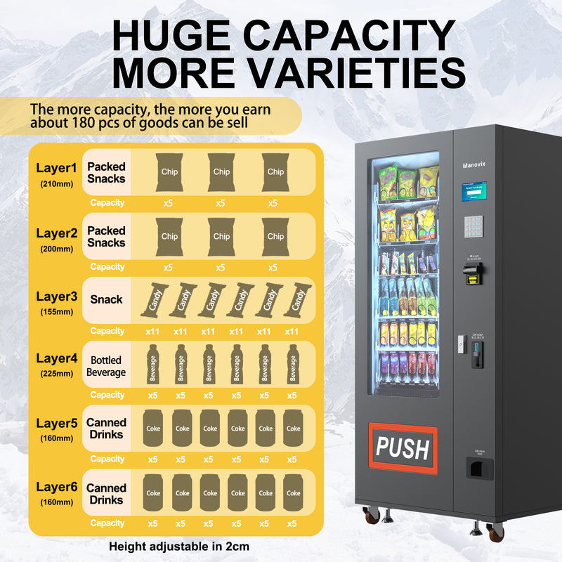 M6K-1 combo vending machine|Manovix