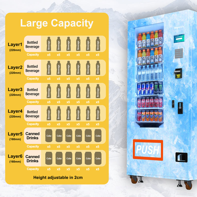 M6K-3 Beverage vending machine|Manovix