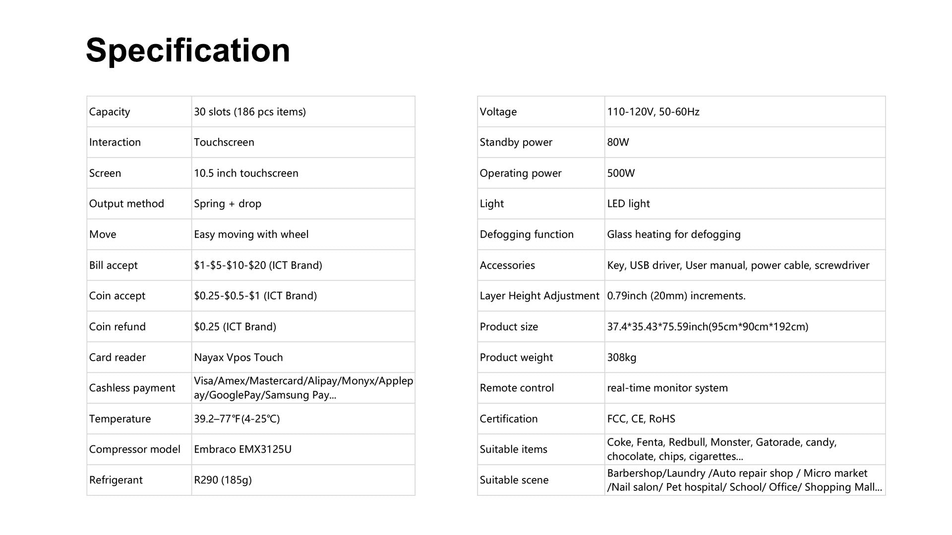 M6T-1 Combo vending machine|Manovix