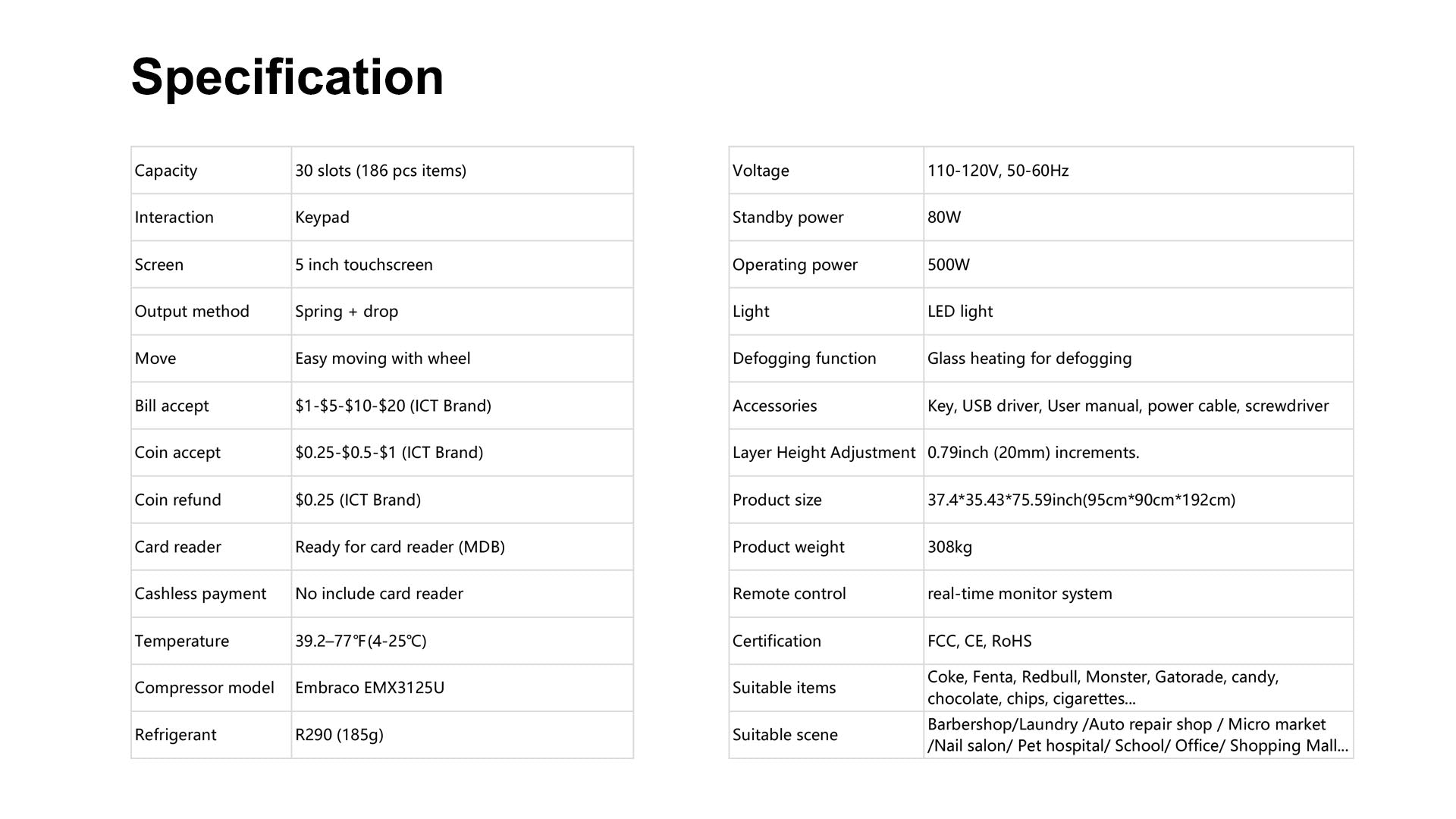 M6K-1 combo vending machine|Manovix
