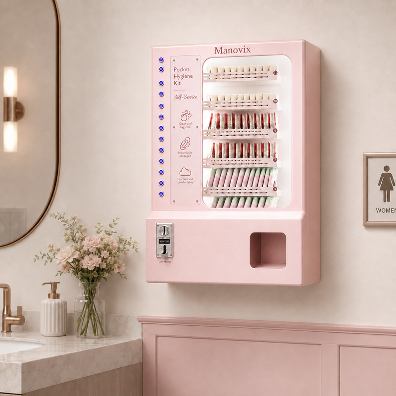 Desktop Smart Vending Machine – Compact, Multilingual, Coin & QR Payment|MW-1